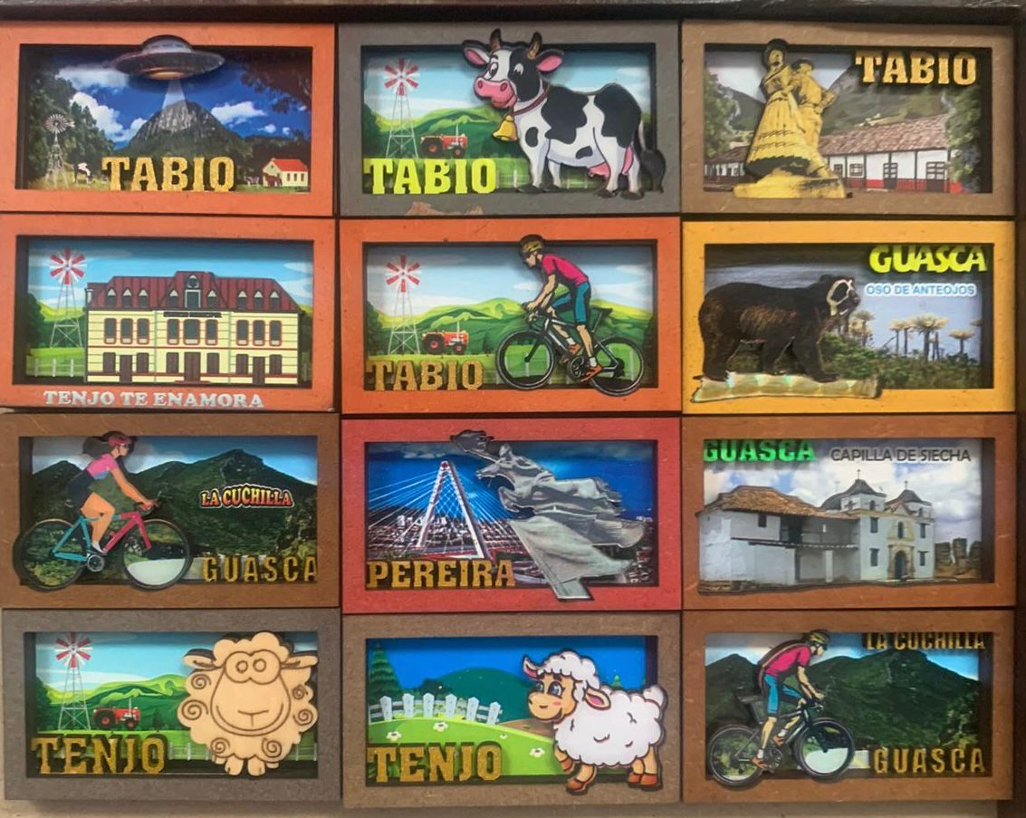 imanes y souvenirs